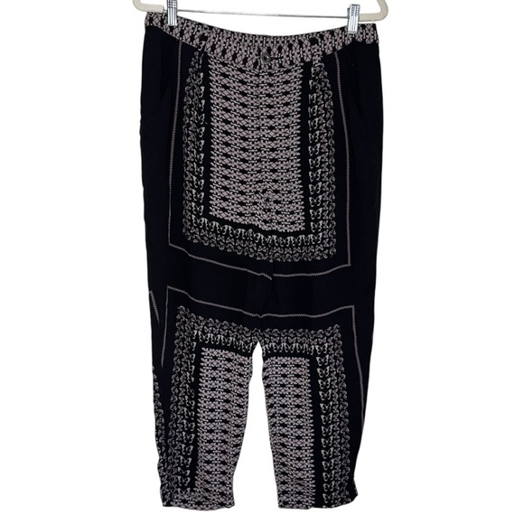 Free People Boho Print Harem Pants Size 8 - Picture 2 of 10